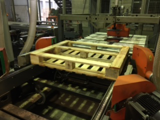 Step 4 of the Wooden Pallet Manufacturing Process