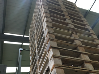 Step 8 of the Wooden Pallet Manufacturing Process